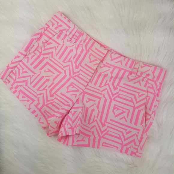 J. Crew Pants - J.CREW Neon Pink Tiki Chino Textured Shorts